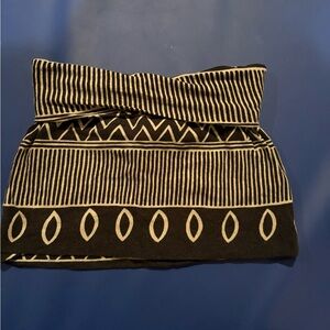 BDG Monochrome Geometric Skirt